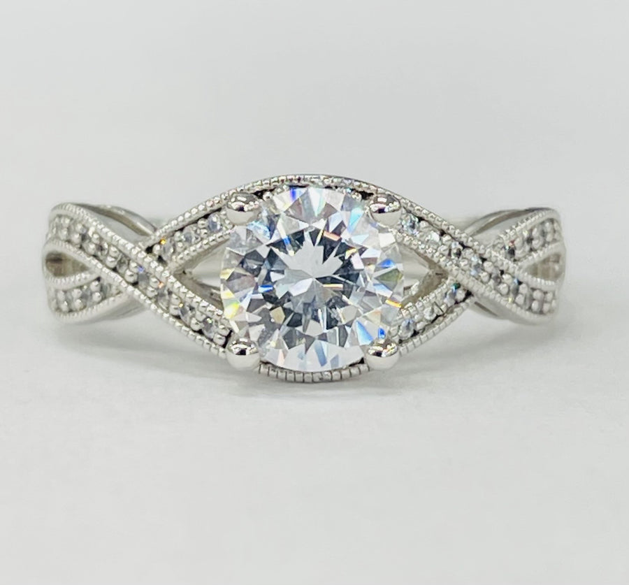 Romance - Large Twist Diamond Setting