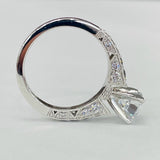 Romance - Vintage Inspired Detailed Cathedral Setting