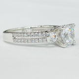 Romance - Three Stone Double Shank Setting