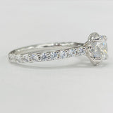 Romance - Hidden Halo Accented Diamond Setting