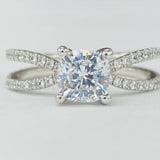 Romance - Petite Split Shank Daimond Setting