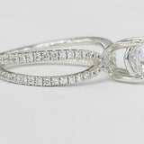 Romance - Petite Split Shank Daimond Setting