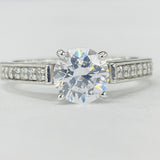 Romance - Vintage Inspired Cathedral Diamond Setting