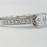 Romance - Vintage Inspired Cathedral Diamond Setting