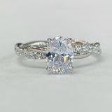 Romance - Simple Twist Diamond Setting