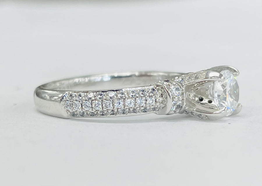 Romance - Triple Row Pave Diamond Setting