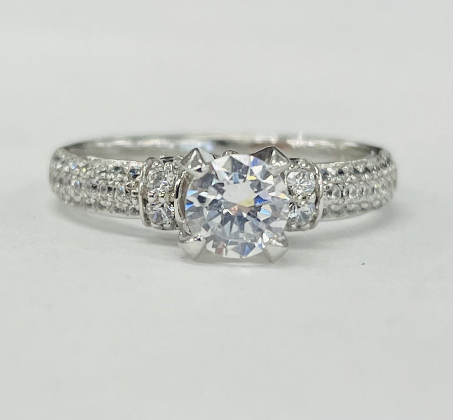 Romance - Triple Row Pave Diamond Setting