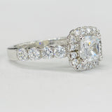 Romance - Classic Halo Accent Diamond Setting