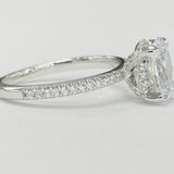 Romance - Pave Diamond Solitare Setting