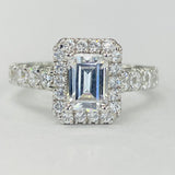 Romance Halo Semi-mount Diamond Ring