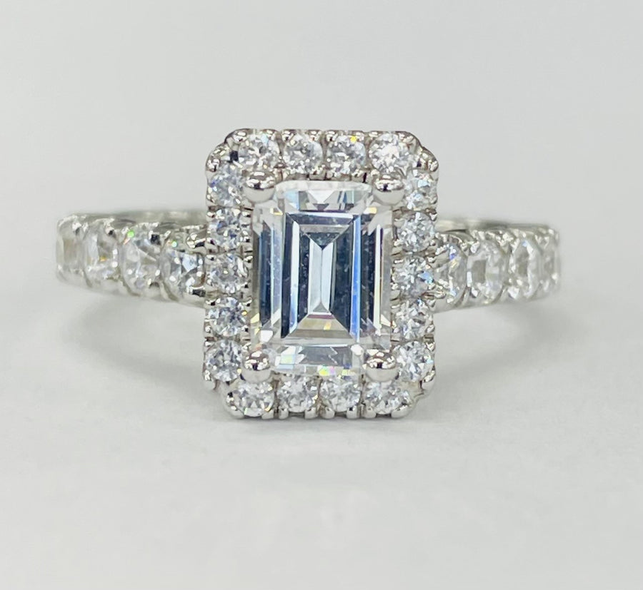 Romance Halo Semi-mount Diamond Ring