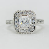 Romance - Vintage Inspired Detailed Halo Diamond Setting