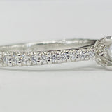 Romance - Simple Diamond Accented Solitare Setting