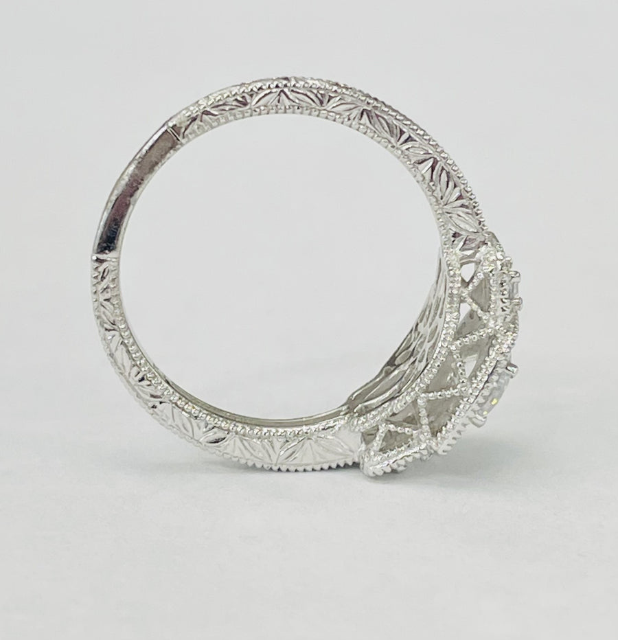 Romance Vintage Semi-Mount Diamond Ring