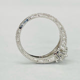 Romance - Vintage Inspired Detailed Halo Split Shank Setting