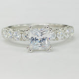 Peg Head Semi-Mount Diamond Ring