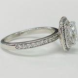 Romance - Channel Set Halo Diamond Setting