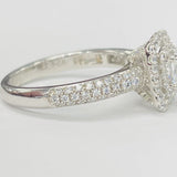 Romance - Double Halo Pave Diamond Setting