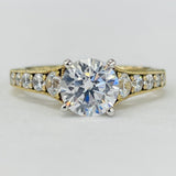 Romance - Yellow Gold Graduated Diamond Setting