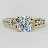 Romance - Yellow Gold Graduated Diamond Setting