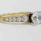 Romance - Yellow Gold Graduated Diamond Setting