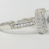 Romance - Vintage Inspired Pave Diamond Diamond Setting