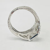 Romance - Detailed Twist Halo Diamond Setting