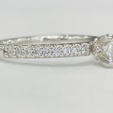Romance - Simple Accented Solitare Diamond Setting