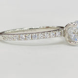 Noam Carver - Simple Accented Diamond Solitare Setting