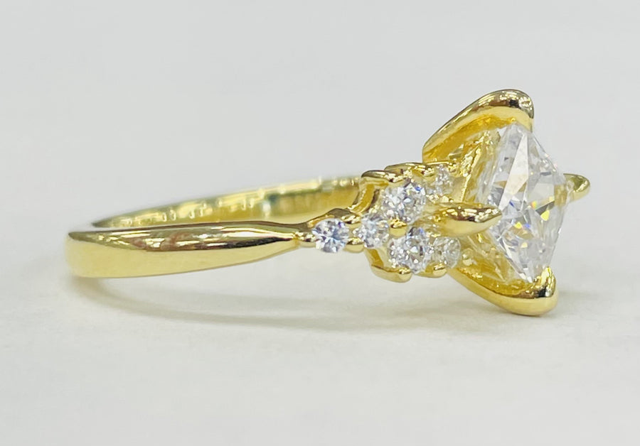 Noam Carver - Modern Princess Diamond Setting
