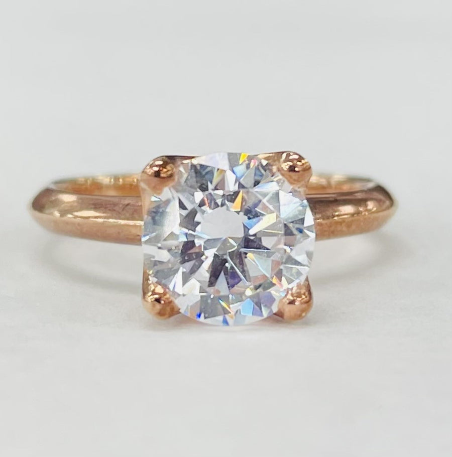 Noam Carver - Simple Pave Diamond Head Setting
