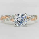 Noam Carver - Two Toned Twisted Diamond Setting