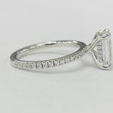Noam Carver - Emerald Cut Hidden Halo Diamond Setting