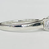 Noam Carver B006-03A – Modern Solitaire Engagement Ring, Round Diamond Setting, 14K/18K Gold or Platinum