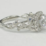 Noam Carver B151-01A – Classic Round Diamond Engagement Ring Setting, 14K Gold