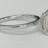 Noam Carver B371-03A – Classic Solitaire Engagement Ring, Round Center Stone, 14K/18K Gold or Platinum