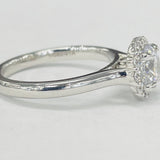 Noam Carver - Modern Floral Halo Diamond Setting