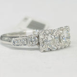 Vintage Two Stone Diamond Ring