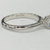 Noam Carver B247-01A – Classic Solitaire Engagement Ring, Round or Princess Center Stone, 14K/18K Gold or Platinum