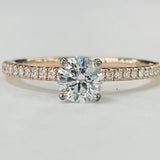 Tidewater Classic - Rose Gold 1/2CT Acccented Solitaire