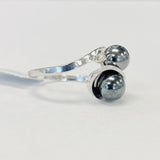 Estate Tahitian Pearl and Diamond Cocktail Ring