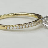 Tidewater Classic - Yellow Gold 3/4CT Accented Solitaire