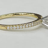 Tidewater Classic - Yellow Gold 3/4CT Accented Solitaire