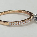 Tidewater Classic - Rose Gold 3/4CT Accented Solitaire