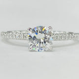 Tidewater Classic - White Gold 3/4CT Accented Solitaire