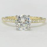 Tidewater Classic - Yellow Gold 1CT Accented Solitaire