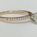 Tidewater Classic - Venetti 14KT Rose Gold 1CT Accented Solitaire