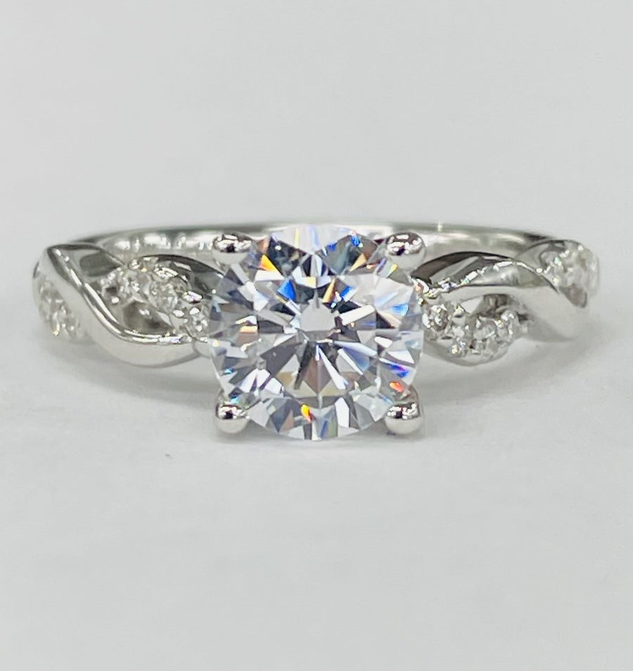 ArtCarved - Twist Diamond Setting