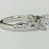 ArtCarved - Twist Diamond Setting