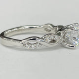 ArtCarved - Twist Diamond Setting